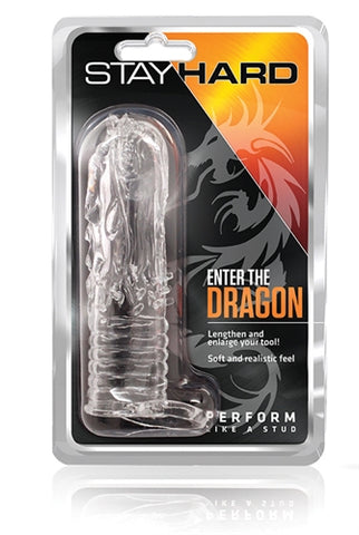 Performance - 'Enter The Dragon' Clear Cock Sleeve 5.25" Length > Sex Toys For Men > Penis Sleeves