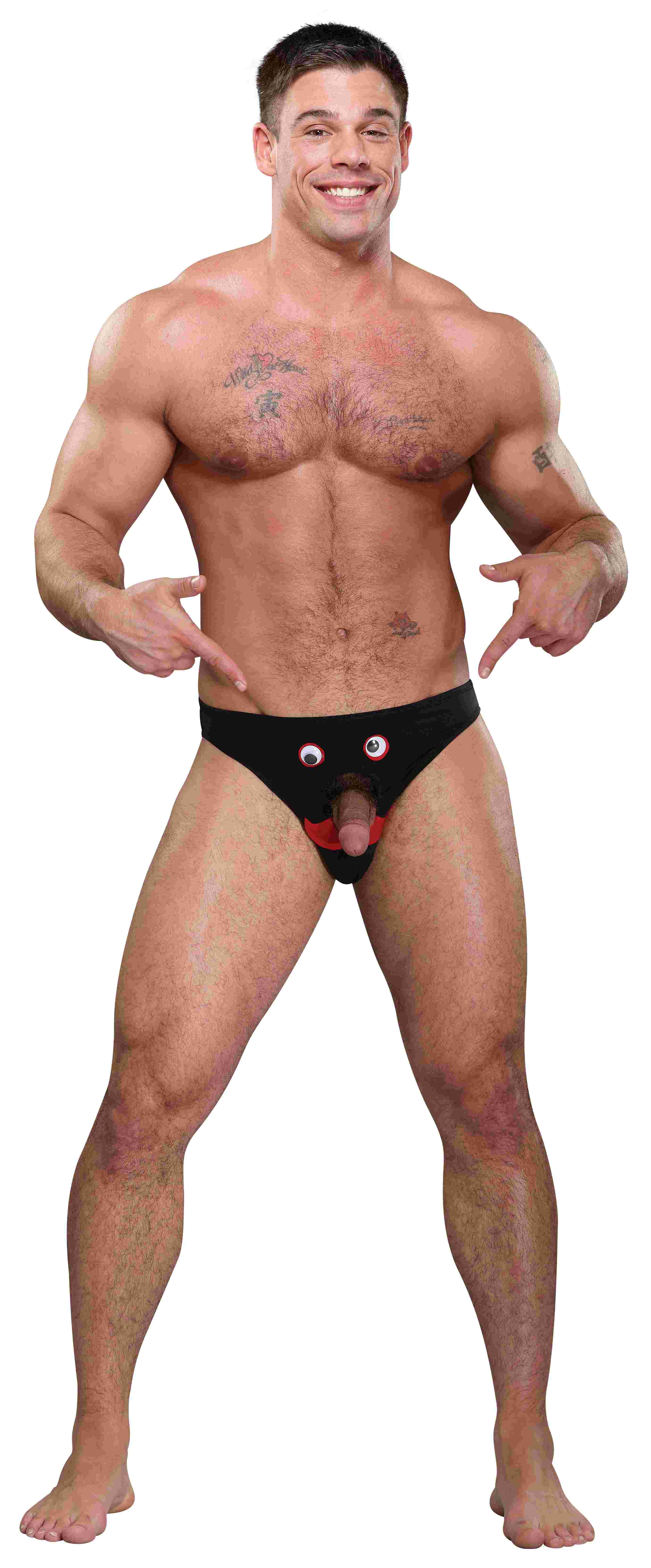 Mr. Nose Bikini (Black) – Novelty Bikini > Novelties > Gag Gifts