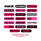 Naughty Naughty XXX Ouchie Stix – 40-Pack Bandages > Novelties > Gag Gifts