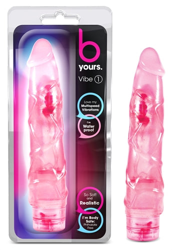 B Yours Vibe No 1 Pink Realistic 9 Inch Vibrator Vibrators