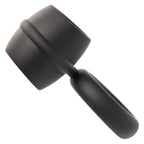Alpha Liquid Silicone Dual Magnum Ring Black Stretchy Comfortable Size > Cock Ring > Sling