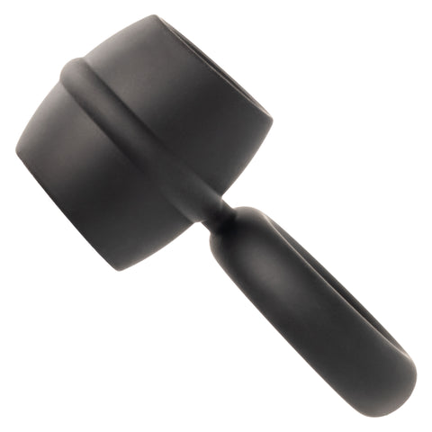 Alpha Liquid Silicone Dual Magnum Ring Black Stretchy Comfortable Size COCK RINGS Sling