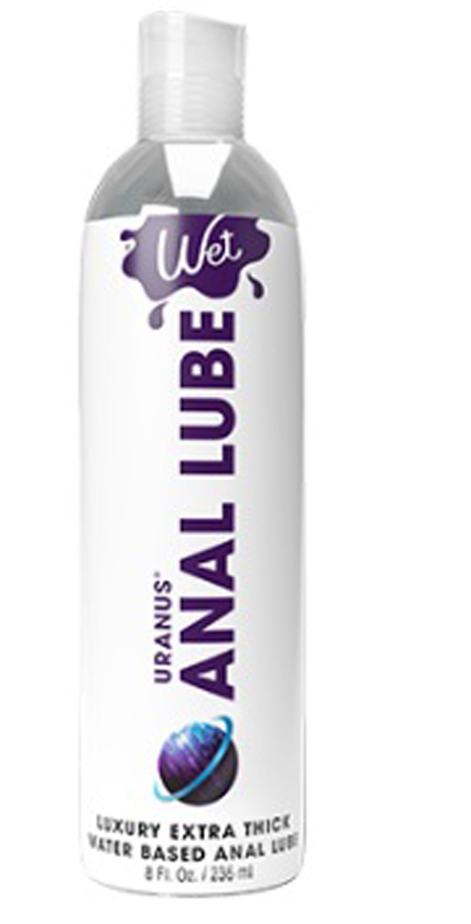 Wet Anal Lubricant 4oz Uranus Extra Thick Water Based Gel Anal Lubricant
