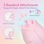 Play With Me Romantic Rose Pink Wireless Clitoral Vibrator > Sex Toys For Ladies > Rose Stimulators