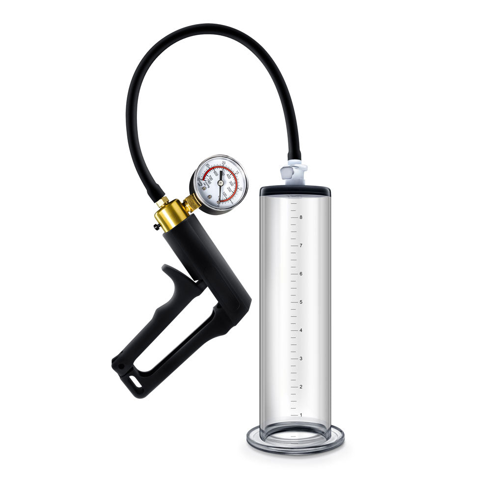 Blush Performance VX7 Vacuum Penis Pump with Brass Trigger and Pressure Gauge – Clear Penis Pump > Pumps > Penis Pumps Performance