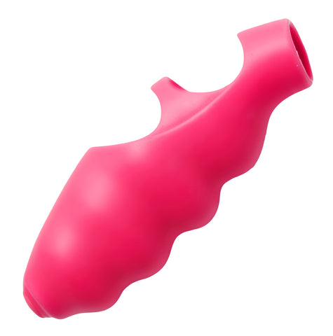 Ripples Finger Bang-Her Teal Vibrator Discreet Adult Toy Pink BULLETS