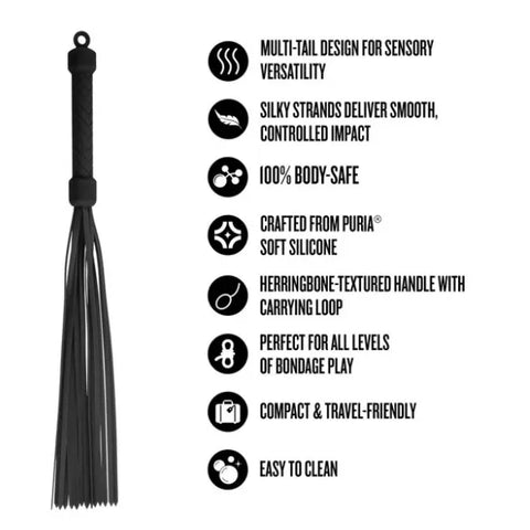 Temptasia Ardor – Silicone Flogger > Bondage Gear > Whips & Floggers