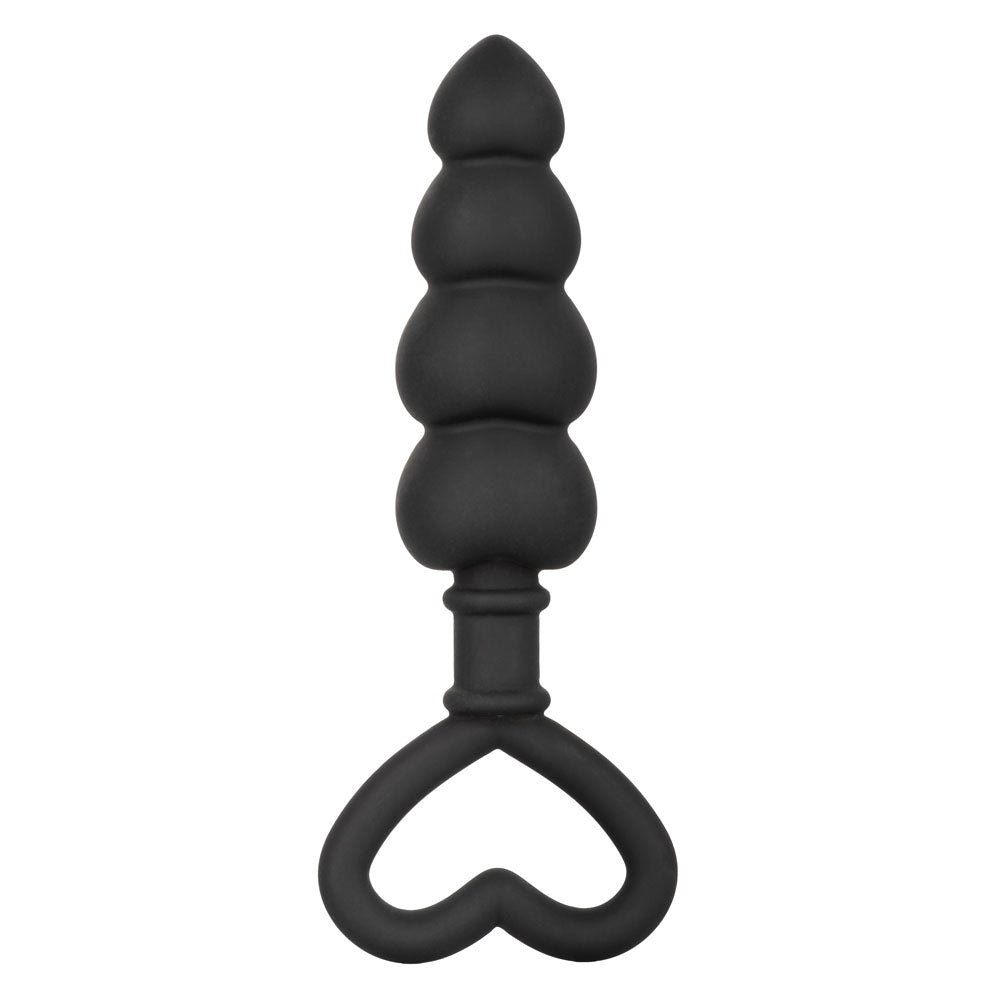 Silicone Anal Love Probe with Heart-Shaped Finger Loop Plug Butt Plugs
