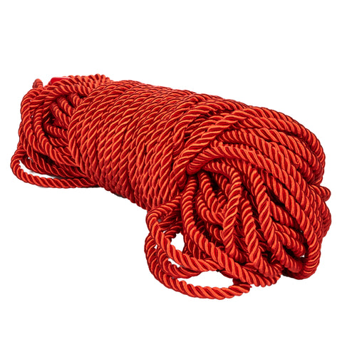 Scandal Red BDSM Rope 30 Meters for Creative Bondage Play Red Rope