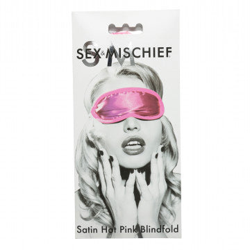 Sex and Mischief Satin Blindfold for Sensory Deprivation and Intimate Play Blindfold