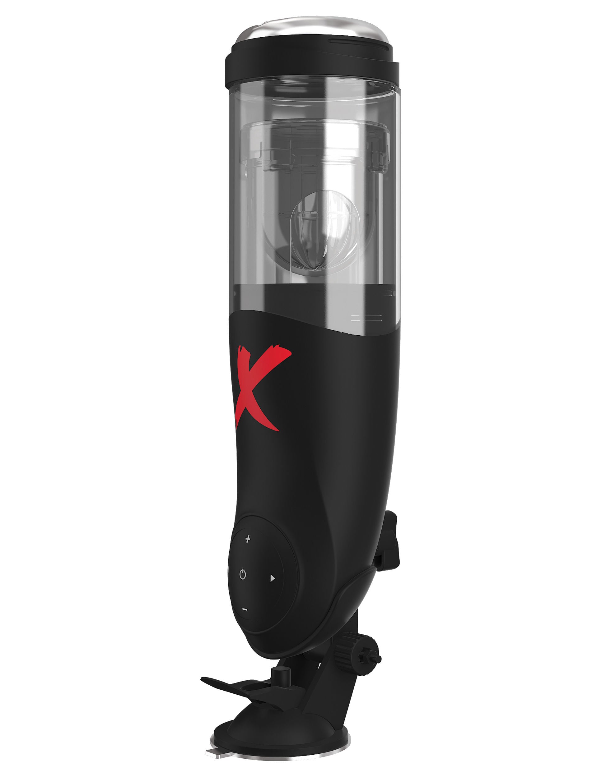 Pdx Elite Mega-Bator – Rechargeable Hands-Free Stroker Black Strokers - Premium