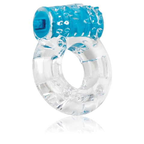 Screaming O Plus Vibrating Erection Ring Blue Disposable Cock Rings Vibrating