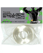 Stay Hard Donuts 2-Pack Black Thick Power Stretch Cock Rings Clear > Cock Ring > Sets