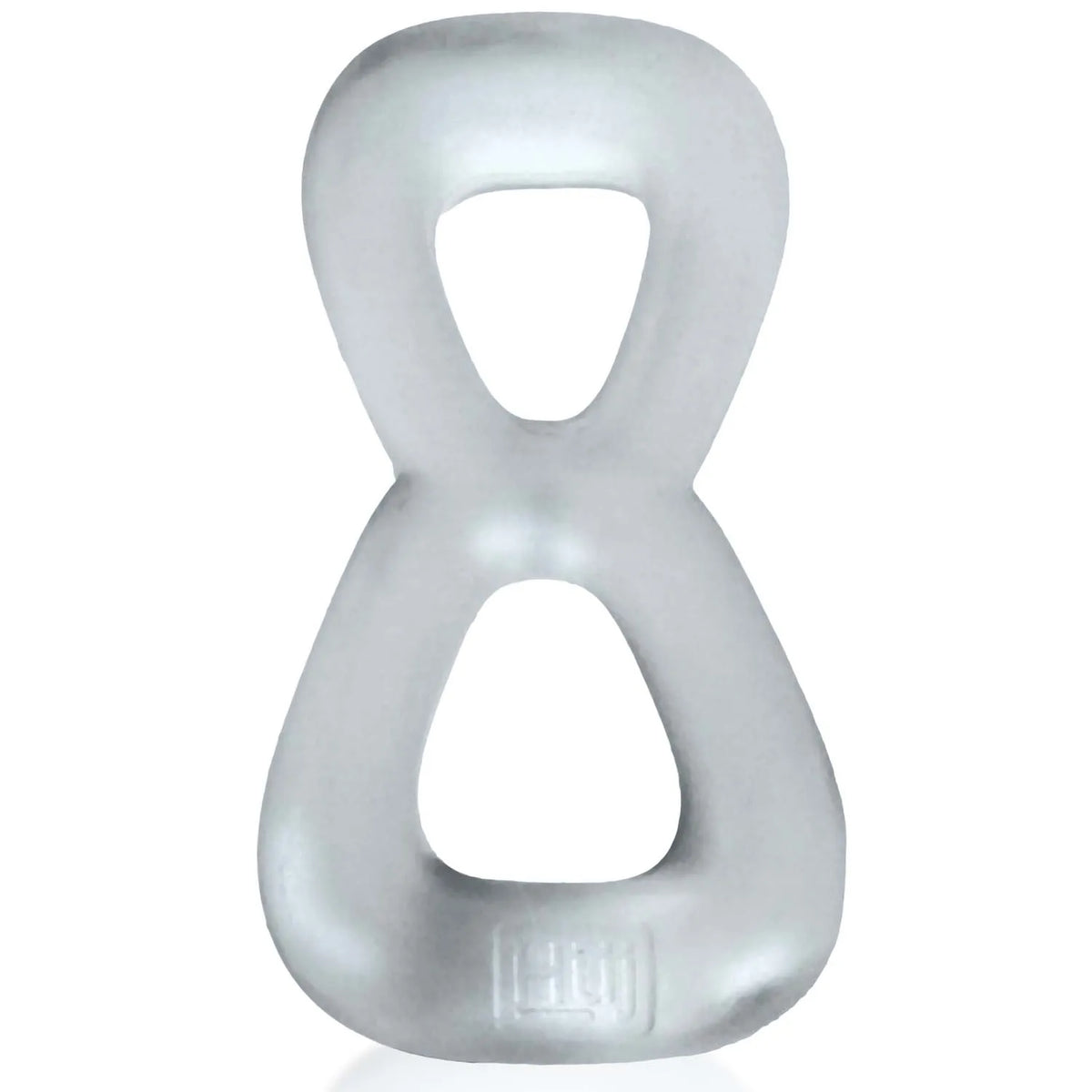Boomerang Double-Ring Cockring & Nut-Tugger Clear Steam > Cock Ring > Single