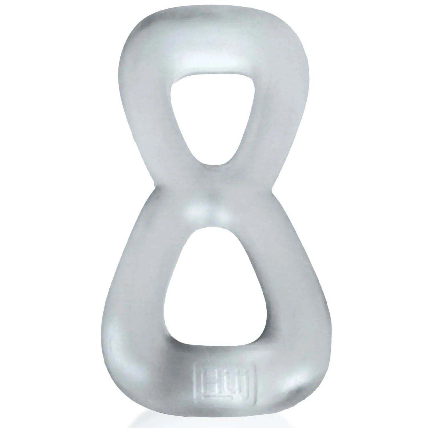 Boomerang Double-Ring Cockring & Nut-Tugger Clear Steam > Cock Ring > Single