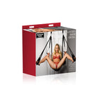 Lovers Door Swing with Padded Adjustable Straps – Bedroom Swing Accessory Black > Sex Toys > Swings & Slings