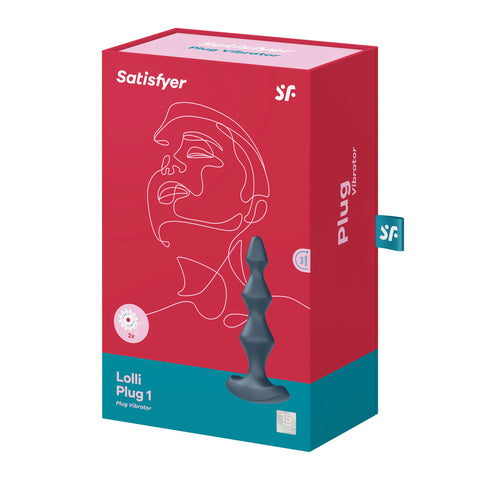 Lolli Plug 1 – Waterproof Rechargeable Unisex Vibrator with 12 Programs Anal Toys & Stimulators