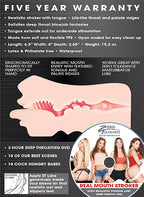 Zero Tolerance Real Mouth Masturbator 6.5 Inch – Realistic Male Masturbator > Sex Toys For Men > Masturbators > Manual