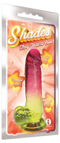 Shades 8 Inch Jelly TPR Dong 20.3 cm Body Safe DONGS