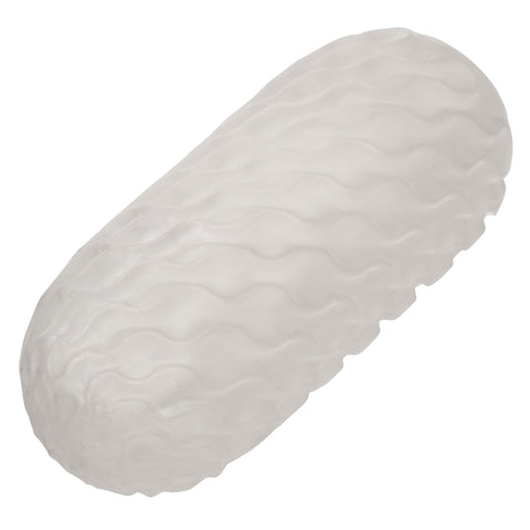 Boundless Reversible Ribbed Stroker White 4.5 Inch Compact Textured Male Masturbator Strokers - Manual