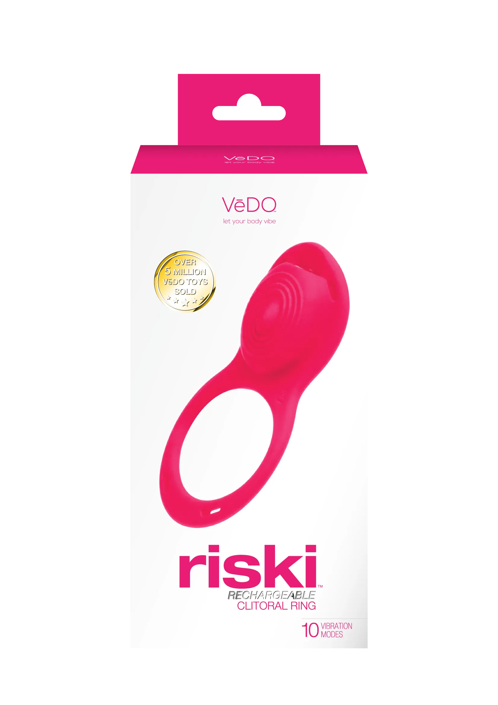 Riski Rechargeable Hands-Free Wearable Clitoral Vibrator