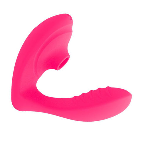 Shibari Beso Plus G Spot and Clitoral Vibrator in Pink Suction Stimulator