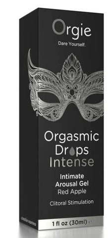 Orgie Orgasmic Drops Intimate Arousal Gel 1oz Red Apple Default Title > Essentials > Womens Enhancers