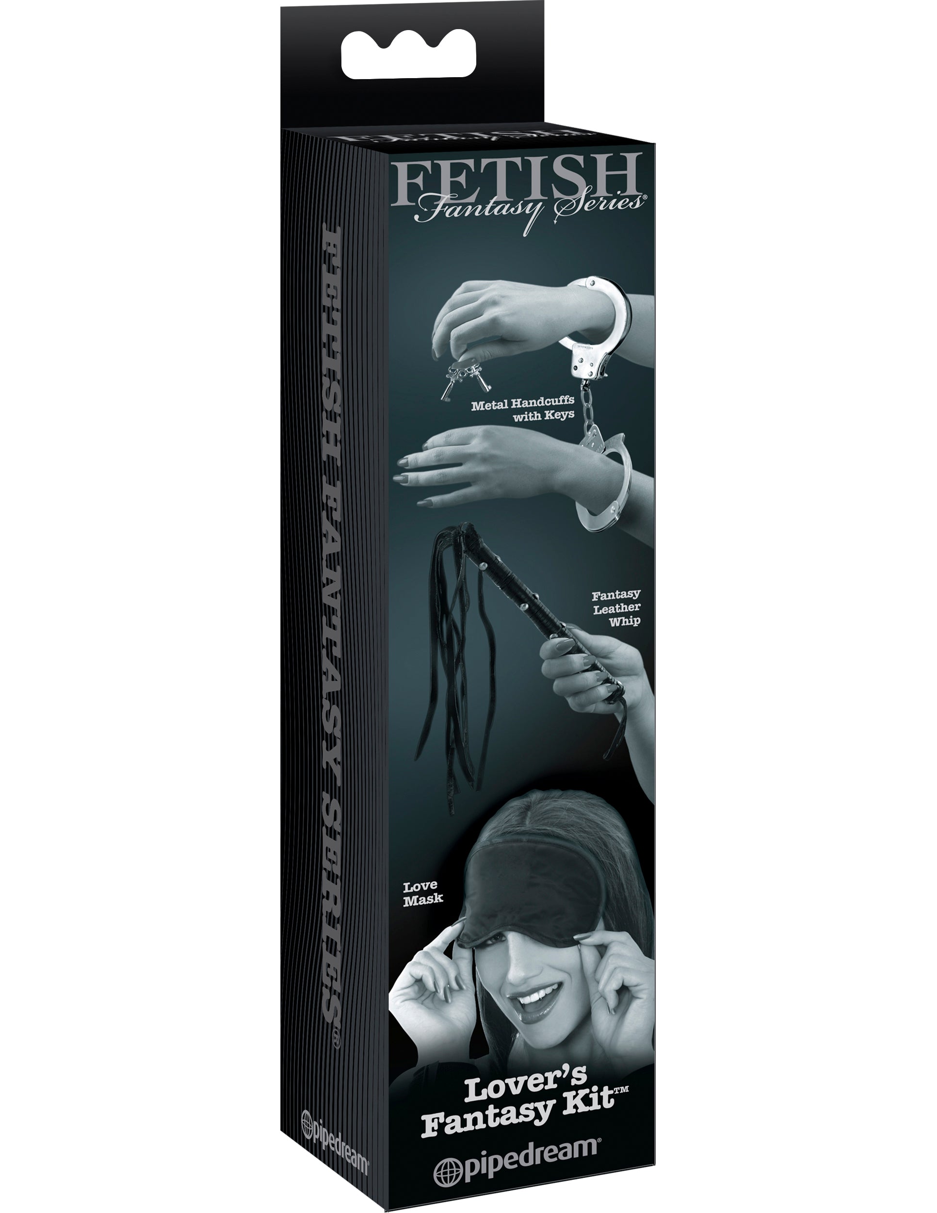 Fetish Fantasy Series Lover's Fantasy Bondage Kit 3 Piece Set Whips & Paddles