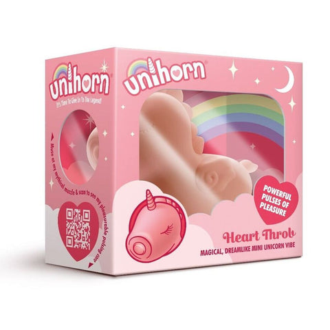 Unihorn Heart Throb Pulsating Unicorn Vibe Rechargeable Toy Suction Stimulator