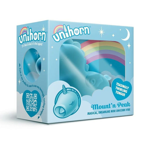 Unihorn Mountn Peak Twirling Tongue Unicorn Vibe Suction Stimulator