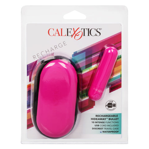 Rechargeable Hideaway Bullet Vibrator in Blue for Travel Fun BULLETS