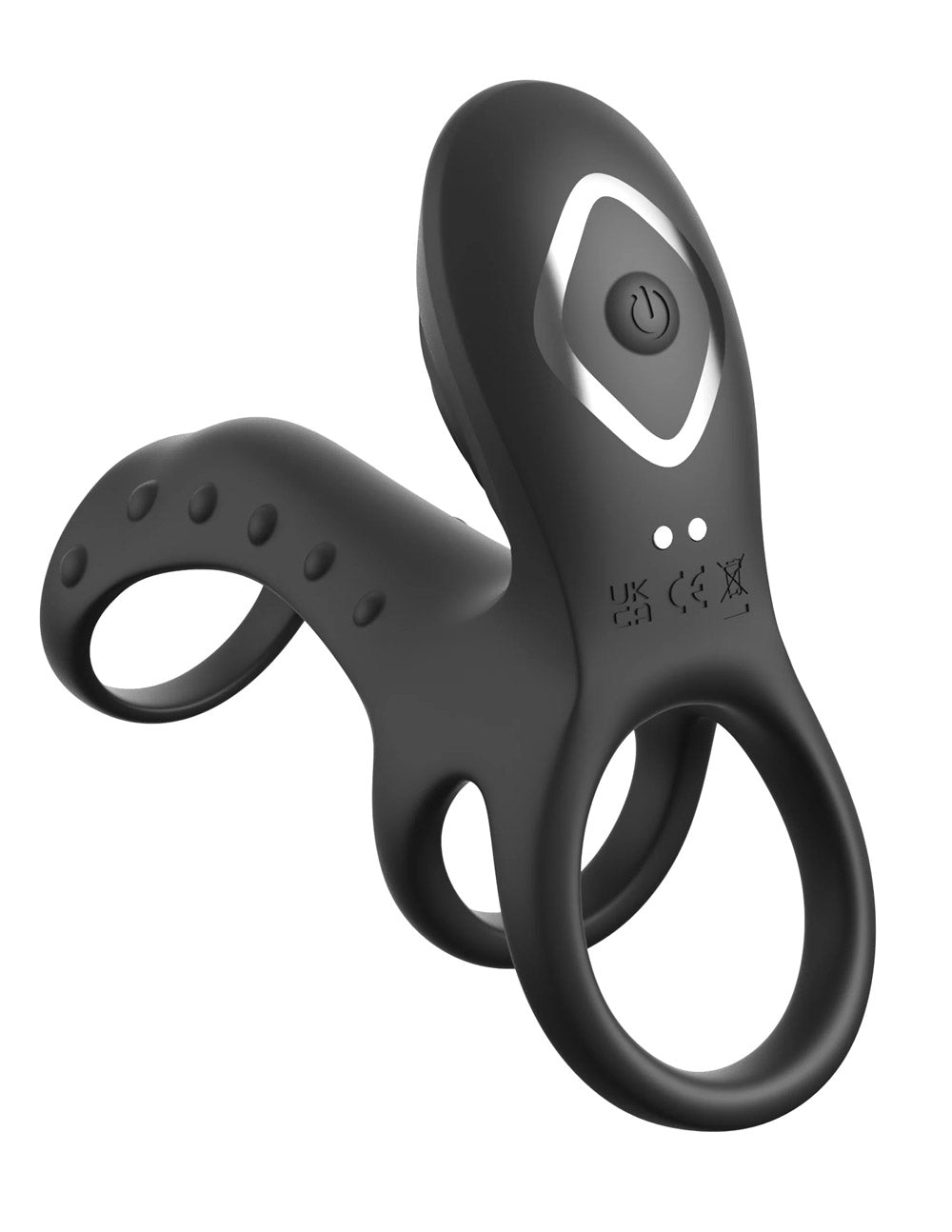 Fantasy C-Ringz Ultimate Couples Cage Pro (Black) – Dual-Motor Cock Ring > Bondage Gear > Male Chastity