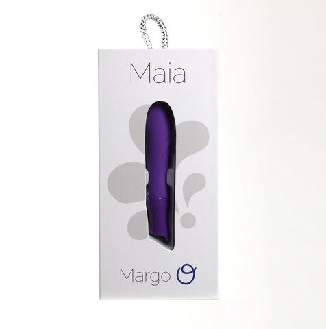 Margo Silicone Textured Bullet Vibrator Neon Purple Small BULLETS