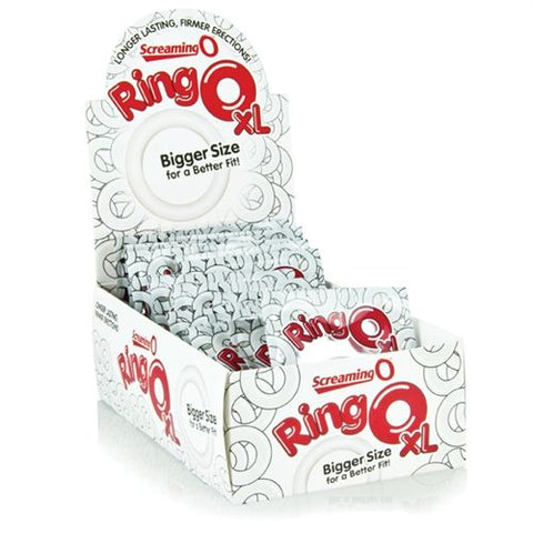 Screaming O Ringo XL Clear Stretchy Erection Ring for Men COCK RINGS