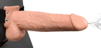 Fetish Fantasy 9-Inch Hollow Squirting Strap-On with Balls – Hollow Strap-On > Dildos > Strap On Dildos