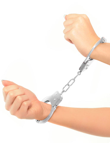 Fetish Fantasy Steel Handcuffs with Interchangeable Keys Set > Bondage Gear > Restraints