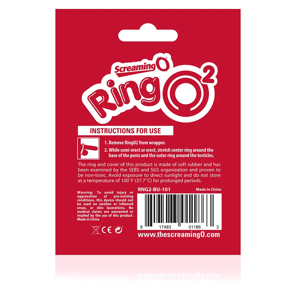 Screaming O RingO2 – Stretchy Latex-Free Waterproof Double Ring Cock Ring > Cock Ring > Single
