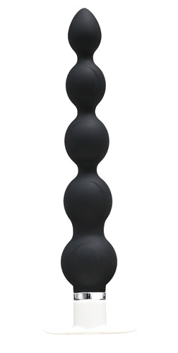 Quaker Anal Vibe (Black) – Silicone Anal Vibrator Black > Anal Range > Anal Probes