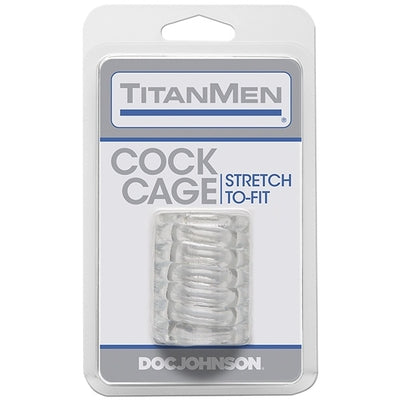 Cock Cage Clear 4 Inch for Enhanced Pleasure Cages