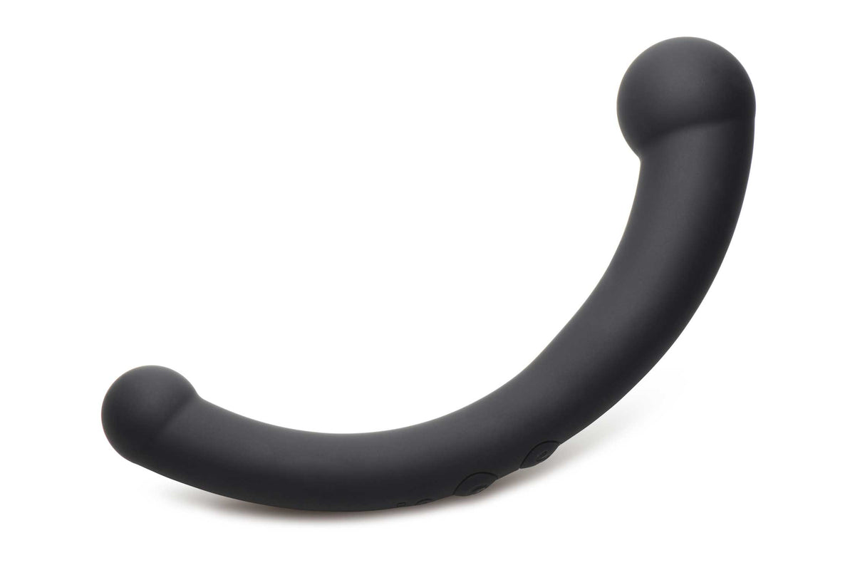 Silicone Dual-Ended Rechargeable 8 Inch Vibrating Dildo – G-Spot and P-Spot Stimulator > Dildos > Neutral Dildos