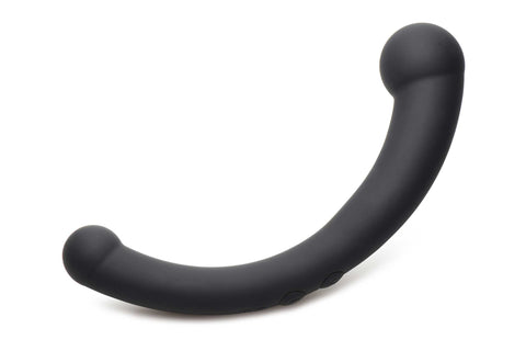 Silicone Dual Ended Vibrating Dildo for G-Spot and P-Spot Play Dongs Neutral