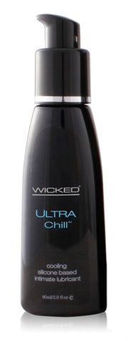 Wicked Ultra Chill Cooling Silicone Lubricant 60 Milliliter 2 Ounce Bottle