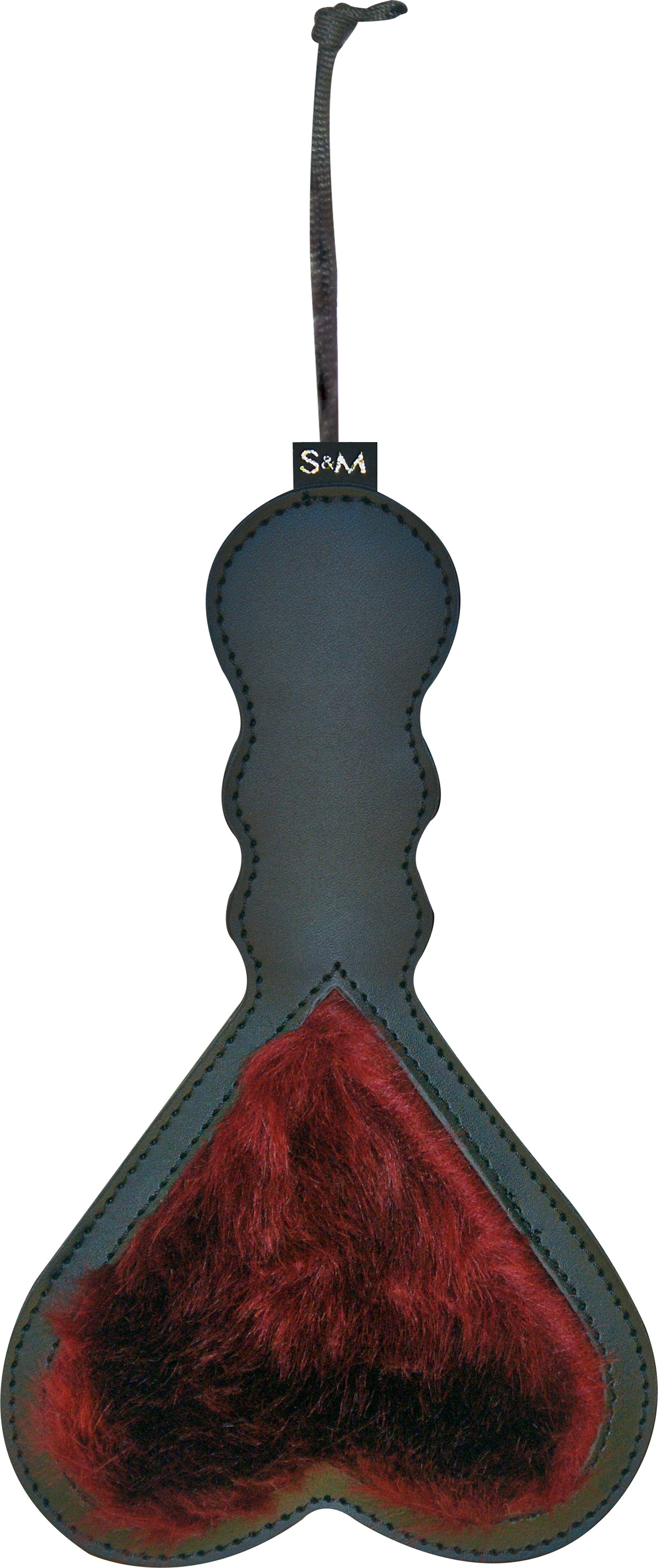 Sex and Mischief Enchanted Heart Paddle – Vegan Fur and Faux Leather Bondage Paddle > Bondage Gear > Paddles