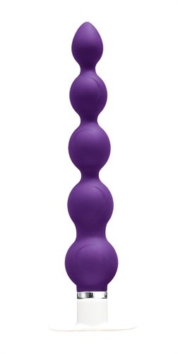Quaker Indigo Anal Vibrator with Silicone Texture and 12 Modes Purple > Anal Range > Anal Beads
