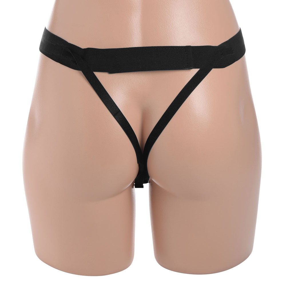 Size Matters Silicone Dildo Strap-On - 15.2 cm Hollow Strap-On STRAP-ONS