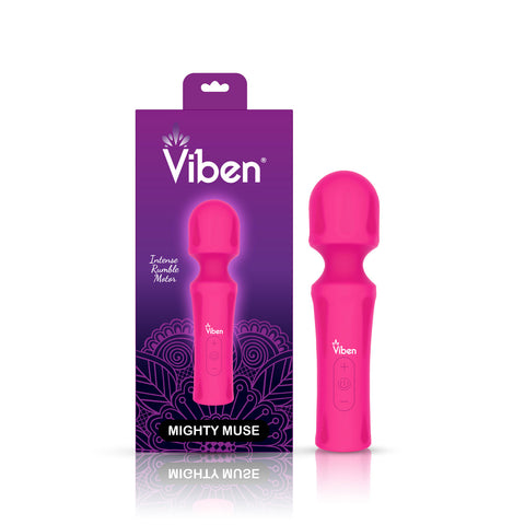 Viben Mighty Muse Massager Hot Pink Electric Massager