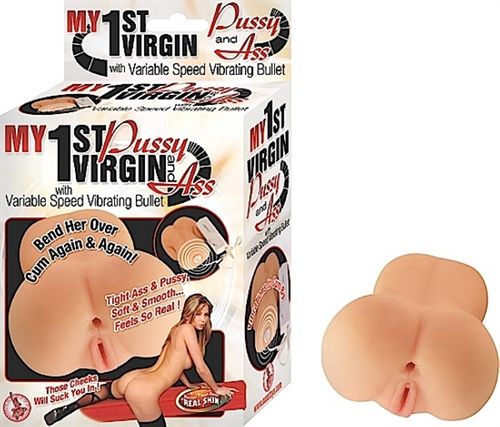 My 1st Virgin Pussy and Ass - Flesh Beige Assturbators