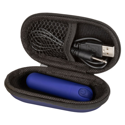 Rechargeable Hideaway Bullet Vibrator in Blue for Travel Fun BULLETS
