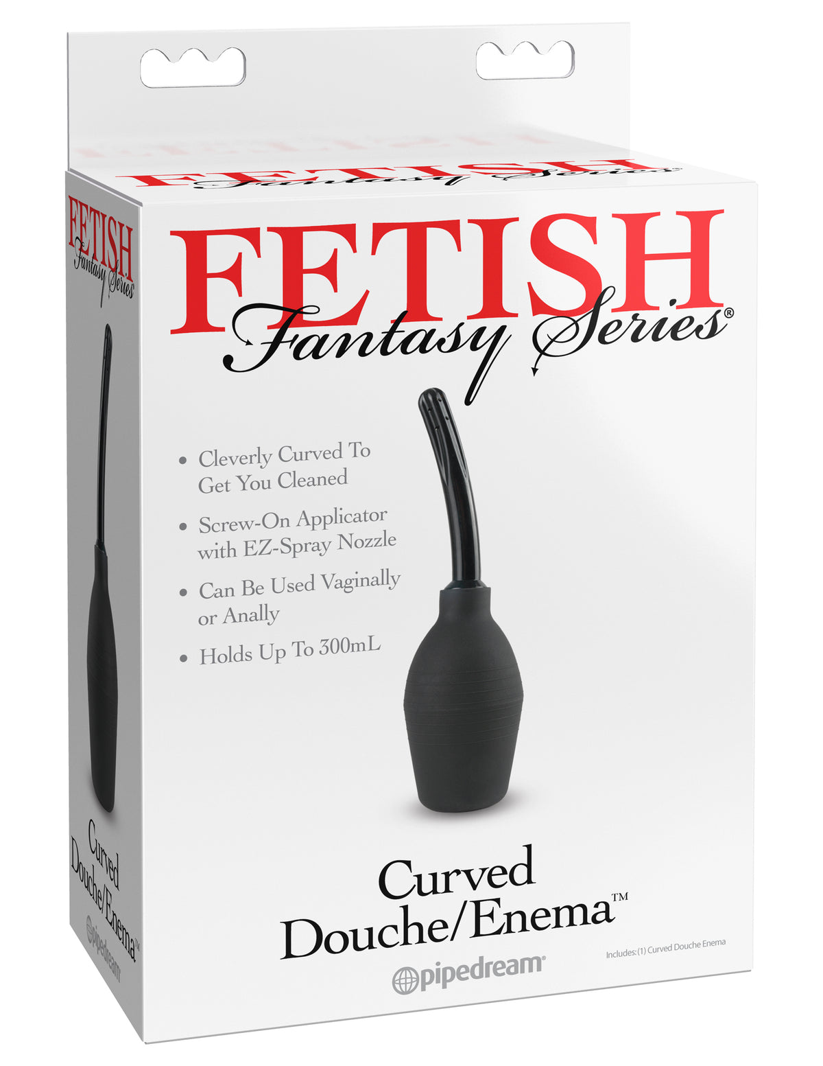 Fetish Fantasy Series Curved Silicone-Based Douche Enema System Cleanser > Essentials > Douches