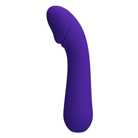 Cetus Rechargeable Purple G-Spot Vibrator With Silicone Design Vibrators